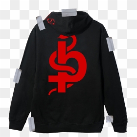 Beartrap Sound Red And Black Zip Hoodie - Blackbear Clothes, HD Png Download - bear trap png