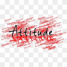 Transparent Png Text Attitude - Png Text Urdu Attitude, Png Download - png attitude text effects