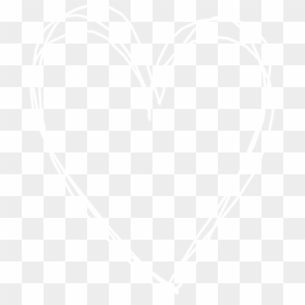 #doodle #scribble #heart #love #white #lines #outline - Johns Hopkins Logo White, HD Png Download - scribble heart png