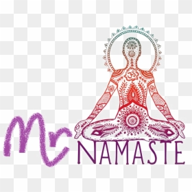 Namaste Transparent Background - Harmony Of Body Mind And Soul Drawing, HD Png Download - namaste hand png