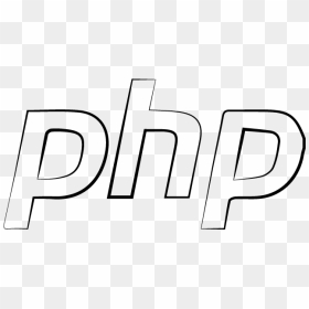 Php Logo Png - White, Transparent Png - php png logo