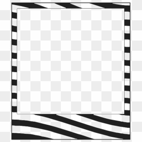 Polaroid Clipart Cute - Polaroid Frame Png Black And White, Transparent Png - porg png