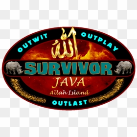 Survivor Java Allah Island Logo - Survivor, HD Png Download - java logo transparent png
