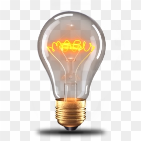 Mabu-lightbulb - Transparent Background Light Bulb, HD Png Download - 3d bulb png