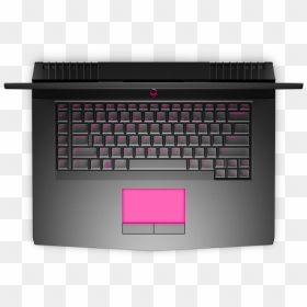 Alienware 17 R4 Laptop Keyboard, HD Png Download - laptop top view png