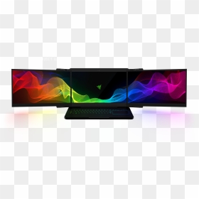 Razer 3 Screen Laptop Price, HD Png Download - laptop top view png