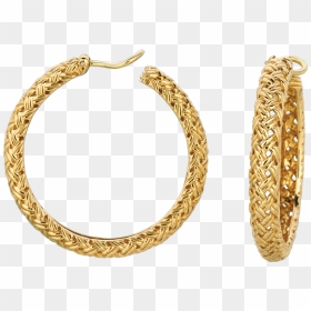 Large Hoop Earrings Transparent, HD Png Download - ear rings png