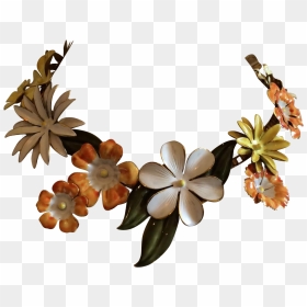 Say It With Flowers - Flowers Necklace Png, Transparent Png - flowers mala png
