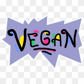 Cute Vegan Print In Rugrats Style - Cute Graphic Design Png, Transparent Png - graphic design png images