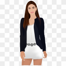 Office Girl Business Woman Female - Business Woman Vector Transparent Background, HD Png Download - business girl png