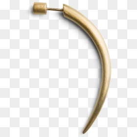 Horn Earring"  Title="horn Earring - Body Jewelry, HD Png Download - ear rings png