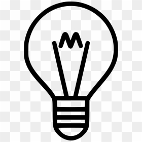 Lamp Bulb Comments - Inventors Clipart, HD Png Download - bulb logo png