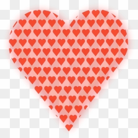 Heart In Heart - Abstract Pixel Art Symbol, HD Png Download - heartin png