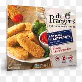 Praeger"s Pure Plant Protein Classic Chick"n Tenders - Dr Praeger's Chicken Tenders, HD Png Download - chicken tenders png