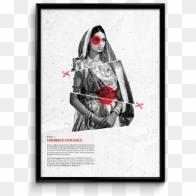 The Perfect Indian Woman Poster Series By Kanika Kaul - Indian Posters On Women, HD Png Download - indian woman png