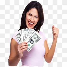 Happy People With Money, HD Png Download - earn money png