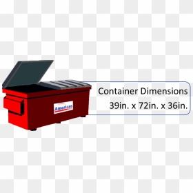 2-yard Dumpster - Parallel, HD Png Download - dumpster png