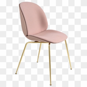 Web Beetle Side Chair - Gubi Beetle Chair Pink, HD Png Download - plastic chairs png