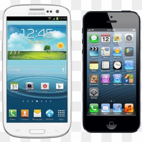 Fierce Iphone And Samsung Rivalry Leaves Others Limping - Iphone 5 Colors, HD Png Download - apple mobile png