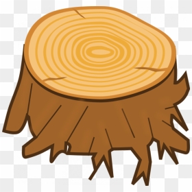 Wood Free Stump Camping - Clipart Tree Stump, HD Png Download - tree wood png