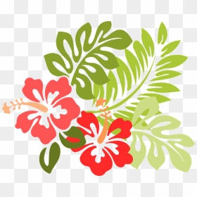 Flower With Vines Clipart, HD Png Download - flowers mala png