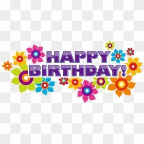 Happy Birthday Png Download - Happy Birthday Font Png, Transparent Png - happy birthday in png