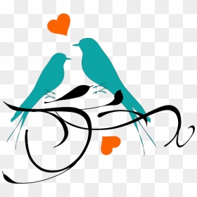 Clip Art Designs Birds, HD Png Download - love birds vector png