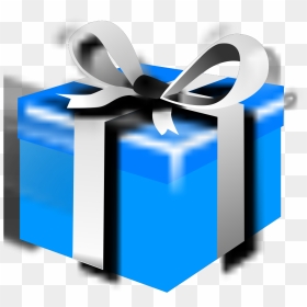 Gift Wrapping, HD Png Download - blue gift ribbon png