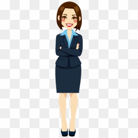 Clipart Woman Suit - Girl Formal Attire Clipart, HD Png Download - business girl png