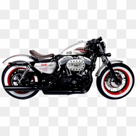 Harley Davidson Motorcycle Bike Png Transparent Image - Harley Davidson 883 Sportster Custom, Png Download - bike png hd