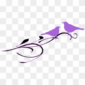 Swirl Clip Art, HD Png Download - love birds vector png