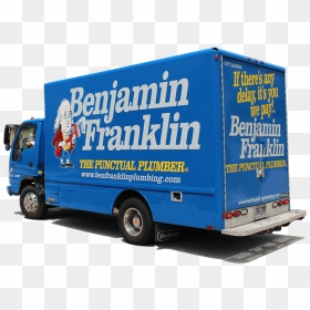 Ben Franklin Plumbing Truck, HD Png Download - benjamin franklin png