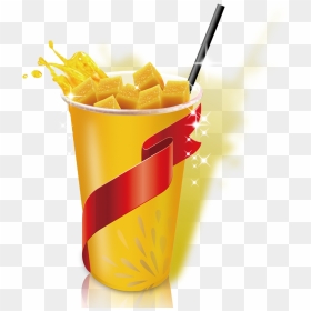 Jugo De Mango Png - French Fries With Juice, Transparent Png - yellow mango png