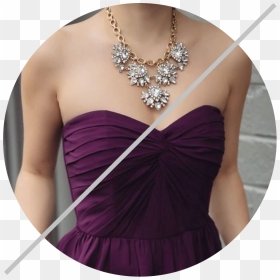 Statement Necklace Formal - Collar Para Vestidos Escotados, HD Png Download - bridal gold necklace png