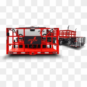 Construction Zone Cone And Barrel Deployment Hitch - Cone Truck Cage Traffic Control, HD Png Download - traffic cone png
