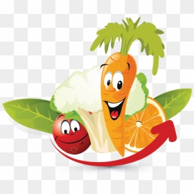 Animated Fruits And Vegetables Png, Transparent Png - vegetables png images