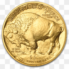 1oz American Buffalo Gold Coin Reverse - American Buffalo Gold Coin, HD Png Download - indian gold coin png