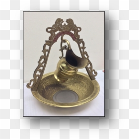 Hand Washing Stand - Brass, HD Png Download - temple lamp png