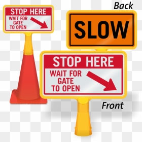 Transparent Open Gate Png, Png Download - traffic cone png