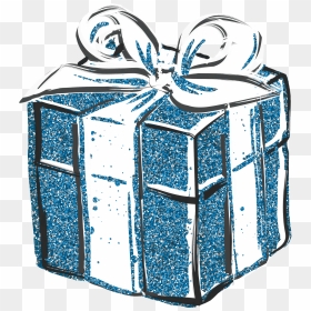 #giftbox #present #giftwrapped #bow #gift #specialsomeone, HD Png Download - blue gift ribbon png