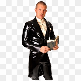 And If You Want To Go Full On Crazy-town, Dress In - Men In Latex Suit, HD Png Download - men dress png