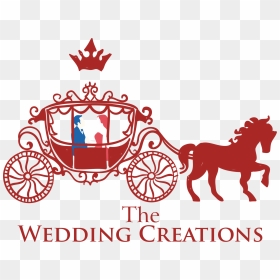 Logo - Horse Drawn Carriage Cartoon, HD Png Download - wedding barat images png
