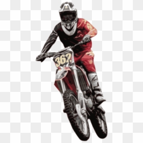Dirt Bike Rider Png , Png Download - Transparent Background Motocross Png, Png Download - bike smoke png