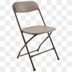Bone/beige Folding Chair, HD Png Download - plastic chairs png
