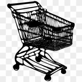 Shopping Cart Vector Image - Clipart Shopping Carts, HD Png Download - cart image png