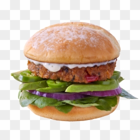 Fast Food Tofu Burger Png Clipart - Veggie Burger Png, Transparent Png - burger png images