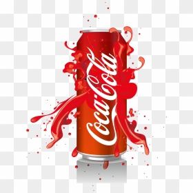 Transparent Coke Bottle Png - Coca Cola Can Vector, Png Download - cold drinks bottle png