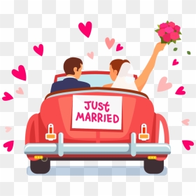Royalty-free Art Marriage - Just Married, HD Png Download - marriage clipart png