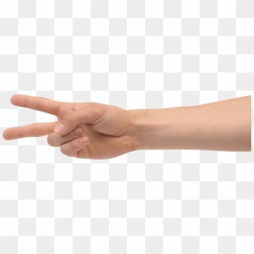 Download This High Resolution Hands Png Clipart - Hand Two Fingers Up Png, Transparent Png - hand png image