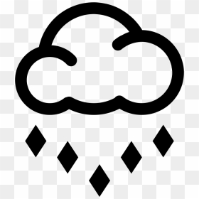 Icon Rain Png , Png Download - Rain And Snow Cartoon, Transparent Png - rain png hd